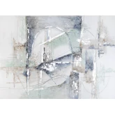 Holland Abstract Canvas Painting in Multicolor