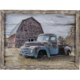 Truck Yeah 1 Wall Art in Multicolor Wood