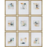 Windsor Abstract Wall Art in Multicolor (Set of 9)