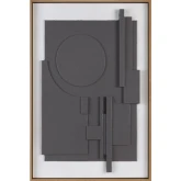 Brookeridge 2 Wall Art in Matte Brown Wood