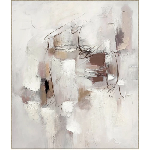 Cape Rosa 1 Canvas Painting Wall Art in Neutrals