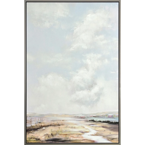 Linwood Landscape Canvas Painting in Multicolor