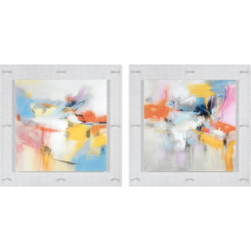 Color Waves 2 Wall Art in Multicolor Acrylic