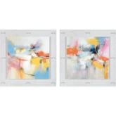 Color Waves 2 Wall Art in Multicolor Acrylic