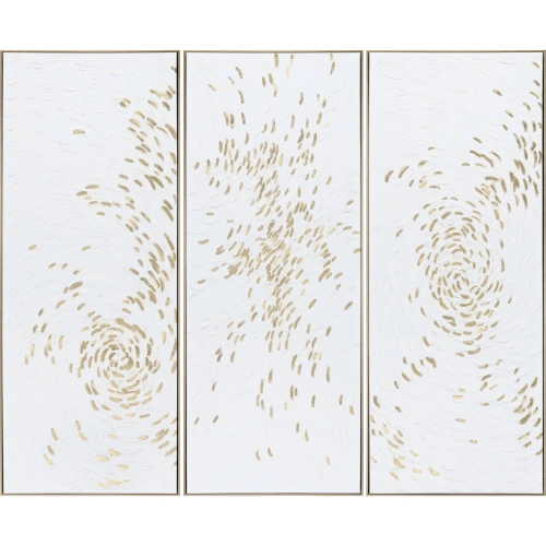 Great Escape Abstract Canvas Painting in White