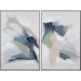 Avalon Framed Canvas Painting Wall Art in Multicolor