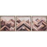 Sierra Nevada Hand Finished Wood Pieces Wall Art (Set of 3)