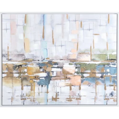 Marlea Abstract Seascape Canvas Painting in Multicolor