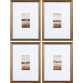 Meadows Landscape Wall Art in Brown (Set of 4)