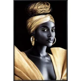 Zola Wall Art in Black, White & Gold