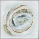 Eye of Color Abstract Canvas Painting in Multicolor