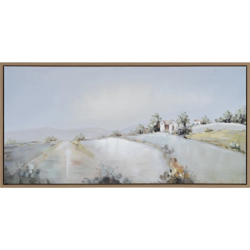 Florence Landscape Canvas Painting in Multicolor