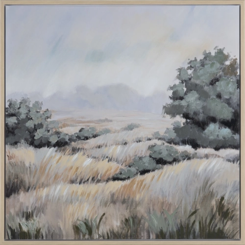 Surry Landscape Canvas Painting Wall Art in Green