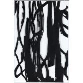 Neal 2 Wall Art in Black & White Mixed Media & Acrylic