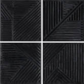 Graham 2 Wall Art in Black Wood (Set of 4)
