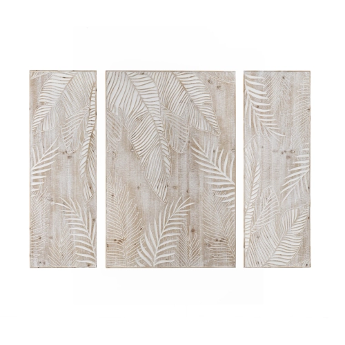 Wood Palms Wall Art (Set of 3)