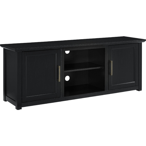 Camden 58" Low Profile TV Stand in Black Finish