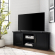 Camden 58" Corner TV Stand in Black Finish