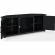 Camden 58" Corner TV Stand in Black Finish