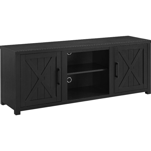 Gordon 58" Low Profile TV Stand in Black Finish
