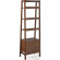 Landon Small Etagere Bookcase in Mahogany Finish