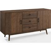 Lucas Sideboard in Brown Finish Wood