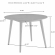 Landon 41" Round Dining Table in Acorn Finish