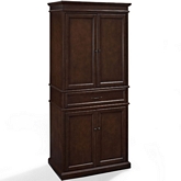 Parsons Pantry Cabinet in Mahogany Finish