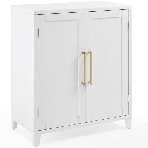Roarke Stackable Kitchen Pantry Storage Cabinet White