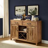 Roots Sideboard in Reclaimed Look Natural Wood Finish