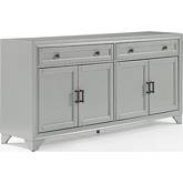 Tara Sideboard in Distressed Gray Finish