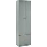 Harper Convertible Pantry Closet Gray Finish