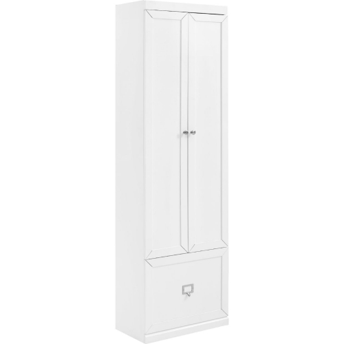 Harper Convertible Pantry Cabinet in White Finish