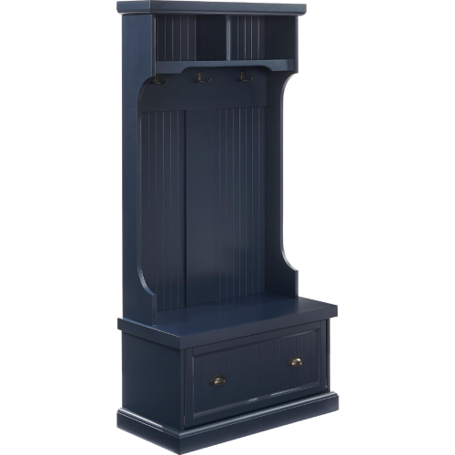 Shoreline Hall Tree in Navy Finish