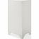 Tara Linen Hamper in Vintage White Finish Wood