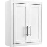 Savannah Wall Bath Cabinet in White Finish