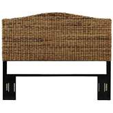 Serena King Headboard in Natural Finish Banana Leaf