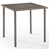 Cali Bay Outdoor Side Table in Light Brown Metal