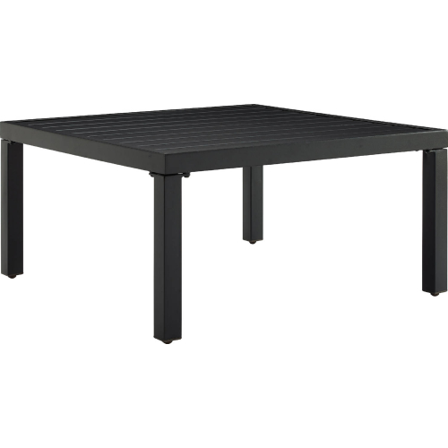 Piermont Outdoor Coffee Table in Matte Black Metal