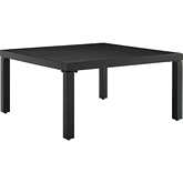 Piermont Outdoor Coffee Table in Matte Black Metal
