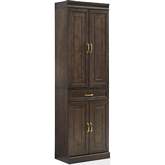 Stanton Kitchen Pantry Cabinet Coffee Finish Wood