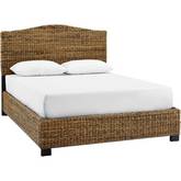 Serena Queen Bed in Banana Leaf