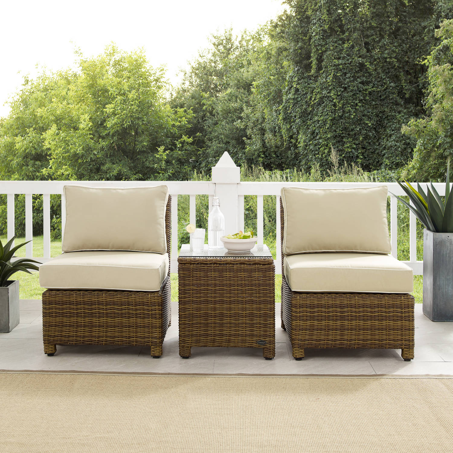 Crosley Bradenton Wicker Chair - Thumbnail 3