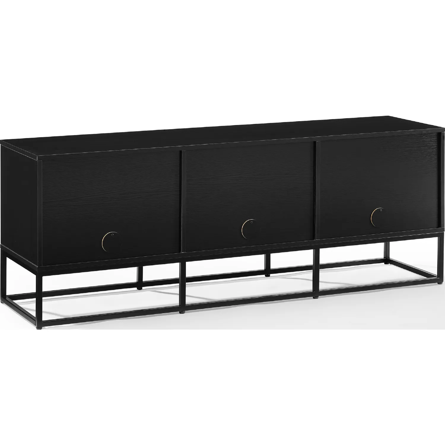 Crosley Enzo Large Record Storage Media Console - Thumbnail 5
