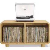 Zoe 40" Record Storage Console in Ash Finish