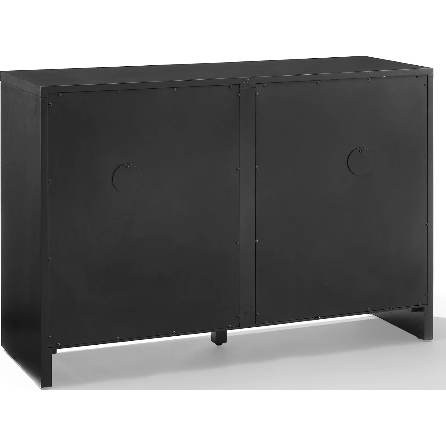 Crosley CF1146-BK Kenji Record Player Cabinet with Vinyl Storage