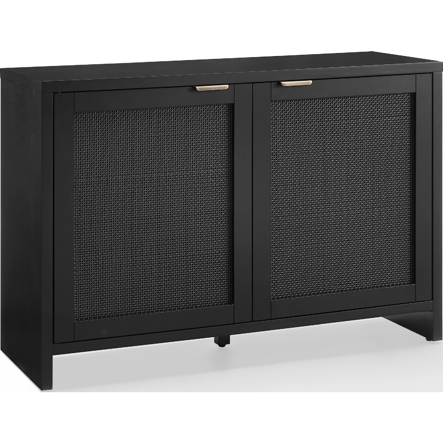 Crosley CF1146-BK Kenji Record Player Cabinet with Vinyl Storage