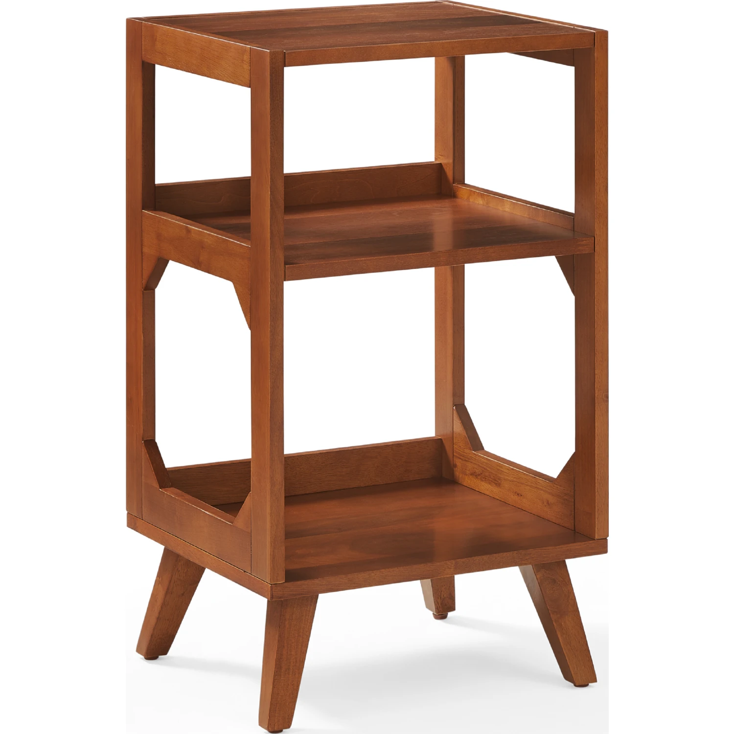 Crosley CF1150-WA Asheville Small Record Player Stand with Vinyl