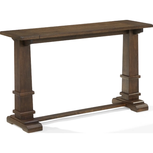 Joanna Entryway Console Table in Dark Oak Finish Wood
