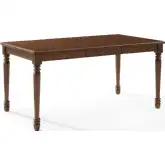 Shelby 65" Extention Dining Table in Dark Cherry Finish
